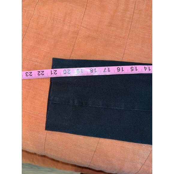 Anthropologie Essential Slim Black Cropped Pants size 0p - Picture 9 of 10